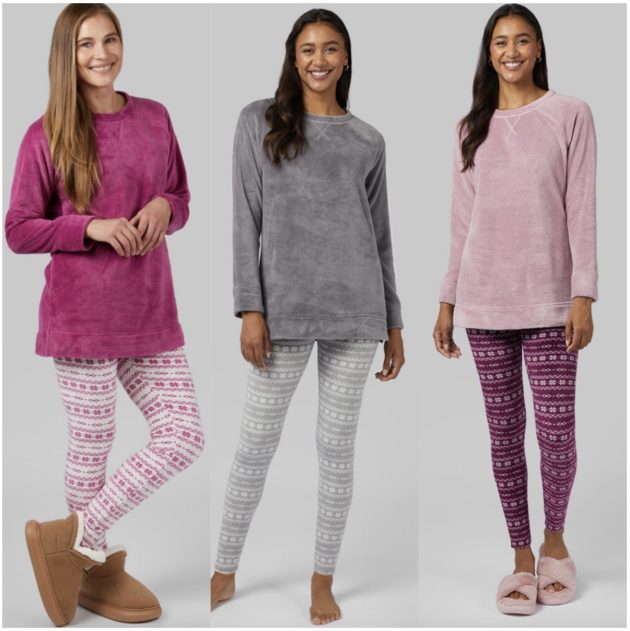 WOMEN'S 2PC PLUSH SLEEP SET